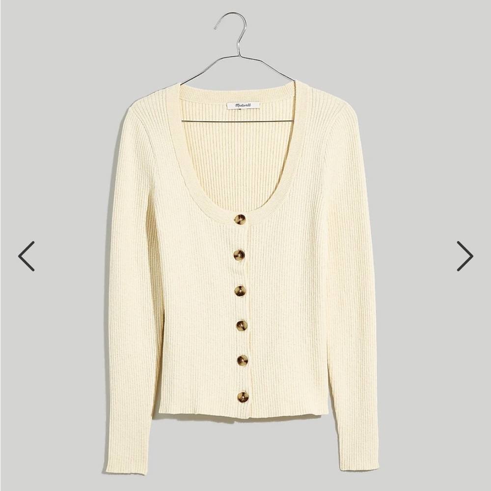 Madewell Scoopneck Cardigan Sweater S